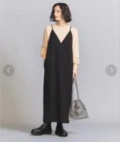 美品☆ユナイテッドアローズ　BEAUTY&YOUTH/Iライン　ワンピース