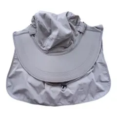 ガーデニング 帽子 農園帽 UVカット つば広 折りたたみ フェイスカバー