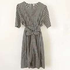 ワンピース　ギンガムチェック柄