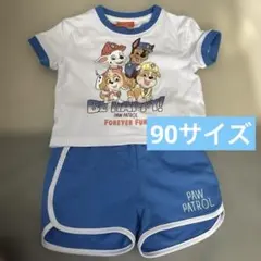 【新品】パウパトロール☆Tシャツ＆短パン　セットアップ　90cm