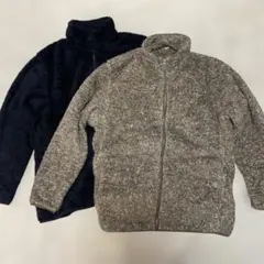 【色違いセット販売】UNIQLO/ファーリーフリース/フルジップ