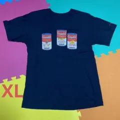アンディウォーホル　キャンベル缶　ユニクロTシャツ　XL