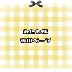 みにも様専用ページ