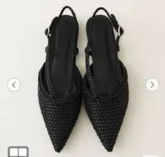 moussy POINTED LACE UP ミュール ブラック L レース - メルカリ