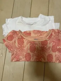 Tシャツ2枚セット（白・オレンジ）