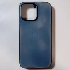 【純正】iPhone15promax ファインウーブンケース　ブルー　Apple