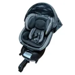 極美品 コンビ クルムーヴスマート エッグショック ISOFIX 黒 回転
