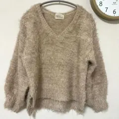 【Lefua lea】レファレア モコモコトップス ニット