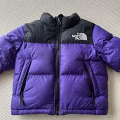 THE NORTH FACE パープル ブラック ダウンジャケット