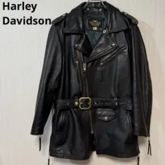 Harley-Davidson ロング ダブルライダースジャケット