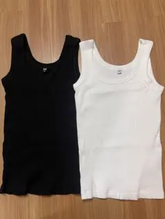 リブ タンクトップ