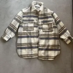 H&M ウールブレンドシャツジャケット (新品・未使用)