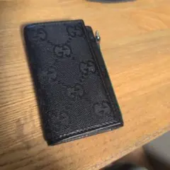 あか様専用　GUCCI ブラック キーケース キーリング付き　箱あり(汚れあり)