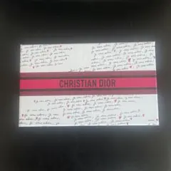 CHRISTIAN DIOR ギフトボックス メッセージカード