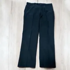 美品　ユニクロ　ドライイージーケアノータックパンツ　ウエスト82cm ブラック