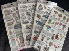 大人の図鑑シール3D 4枚セット