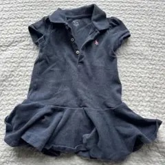 ラルフローレン デニム調 半袖ワンピース