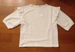 【新品タグ付】ハニーズ 5分袖丈フリルカットソー