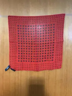 Ralph Lauren ドット柄 シルクシフォン　プチスカーフ　ヴィンテージ