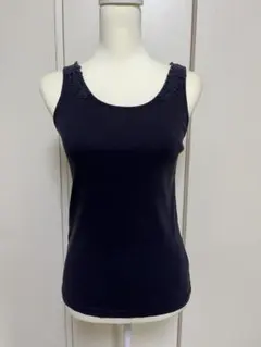 KUMIKYOKU（くみきょく）綿100％❤️両面刺繍タンクトップのサムネイル