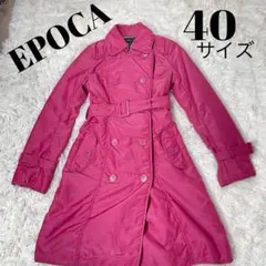 【美品】EPOCA トレンチコート Lサイズ ピンクのサムネイル