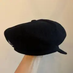 美品　黒　カンゴール キャスケット　M