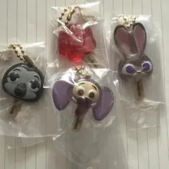 ズートピア　アイスキャンディーチャーム　4点セット