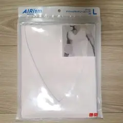 ユニクロ【未使用】AIRism　メッシュVネック 白ノースリーブ