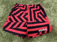 駅伝　Nike 赤黒 ジグザグショートパンツ