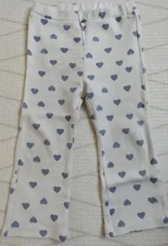 プティマイン ハート柄キッズパンツ サイズ100