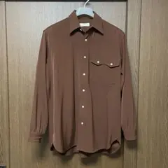 unfil　ウールギャバジン　ウエスタンシャツのサムネイル