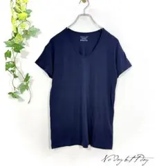 theory luxe セオリーリュクス 半袖 カットソー Tシャツ 紺 38のサムネイル