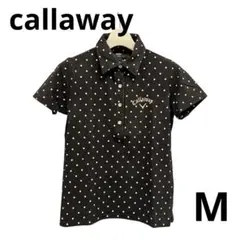 【美品】callaway キャロウェイ レディース ゴルフ 半袖ポロシャツ M