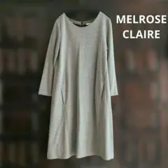 MELROSE CLAIRE ワンピース Mサイズ ニット生地 ポケット有り