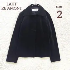 ロートレアモン LAUTREAMONT コーデュロイジャケット ブラック 黒 2