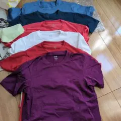 クルーネックTシャツセット 6色