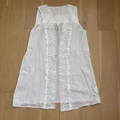 ジレ　ベスト　ロング丈　夏のサムネイル