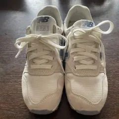 New Balance 373 ホワイト/ブルー スニーカー