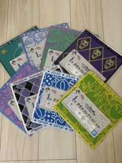ジョジョ一番くじ　I賞 タオル　コンプリートセット（全8種）