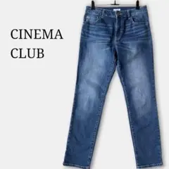 シネマクラブCINEMA CLUB(L)ストレッチデニムパンツ　ジーンズ　大きめのサムネイル