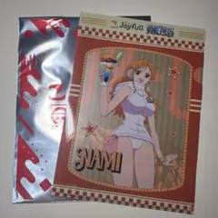 新品　ワンピース　ナミ クリアファイル　Joyfull
