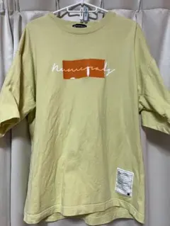 NUMERALS 半袖Tシャツ イエロー Lサイズのサムネイル