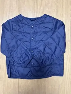 UNIQLO ベビー ライトウォームパデットコンパクトジャケット 90 ネイビー