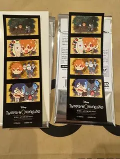 ツイステ展 4コマステッカーコレクション エース デュース グリム ツイステ