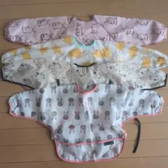 모이몬 모이몰론 식사 앞치마 4종 세트