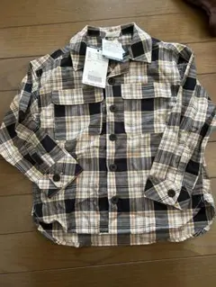 チェックシャツ　長袖　ブリーズ　BREEZE 110 タグ付き　♪