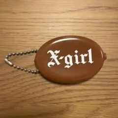X-girl コインケース ブラウン