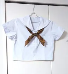 S78 未使用 コスプレ 白セーラー服 半袖ディズニーユニバ撮影イベントマリン