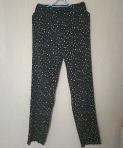 cocaドット柄プリーツパンツ