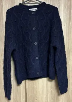ユニクロ UNIQLO ポインテールクルーネックカーディガン（長袖） Lサイズ